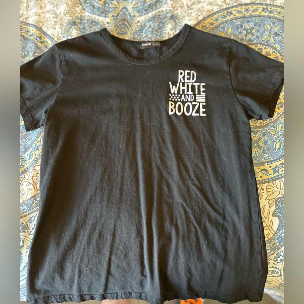 Black SHEIN T-shirt